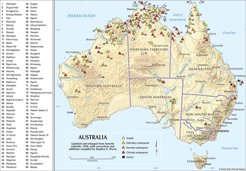 Map of Australia