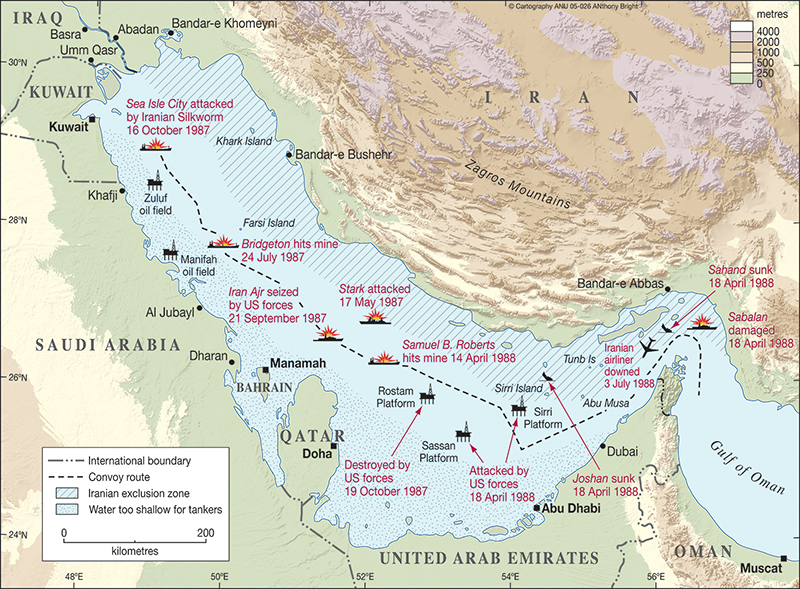 Military map with elevation