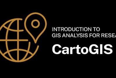 Image reads introduction to GIS analysis for research CartoGIS