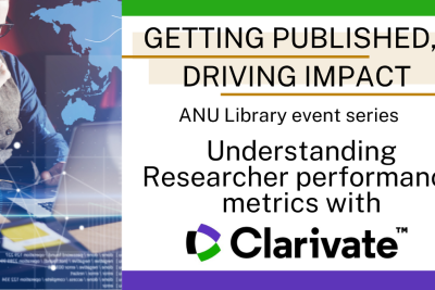 Image reads Getting published, driving impact #4: Understanding researcher performance metrics from Web of Science and InCites